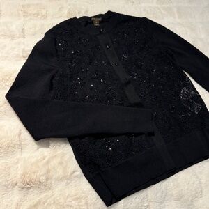 Louis Vuitton Embroidered Wool Cardigan